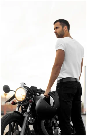 Him white fitted Male (2)
