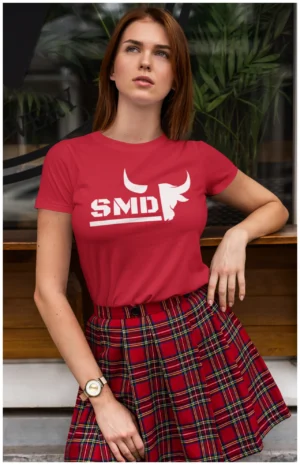 SMD Heritage Fitted Red Female (3)