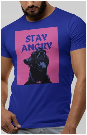 Stay Angry fitted male (3)