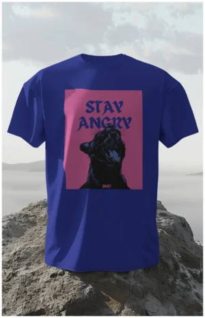 Stay Angry fitted male